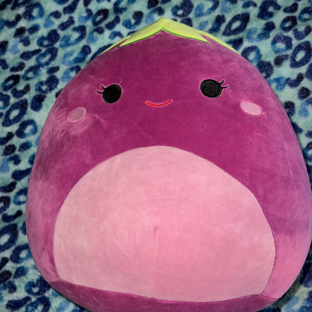 pink eggplant squishmellow